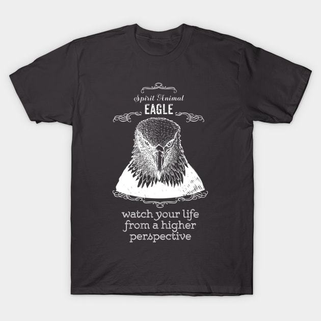 Spirit Animal - Eagle - white T-Shirt by mnutz